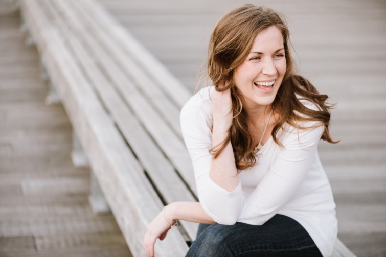 Headshot Session shot in the Seaport District of Boston by Wedding Photographer Annmarie Swift