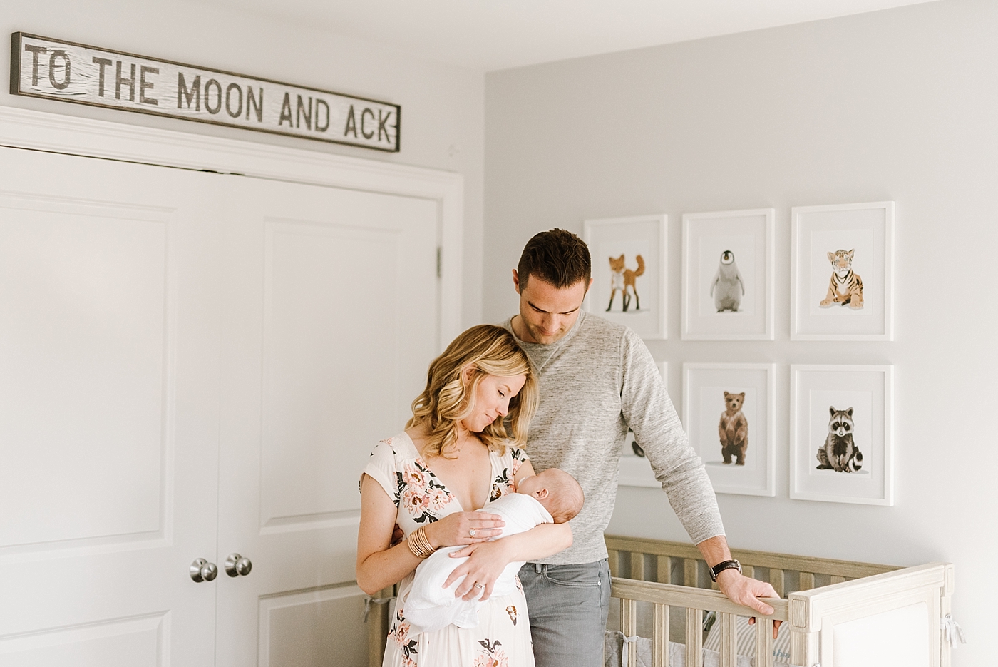 Sweet In Home Lifestyle Newborn Session by Boston Photographer Annmarie Swift