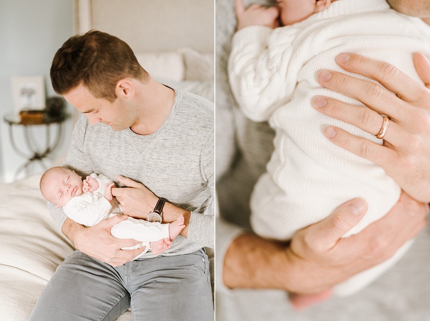 Sweet In Home Lifestyle Newborn Session by Boston Photographer Annmarie Swift