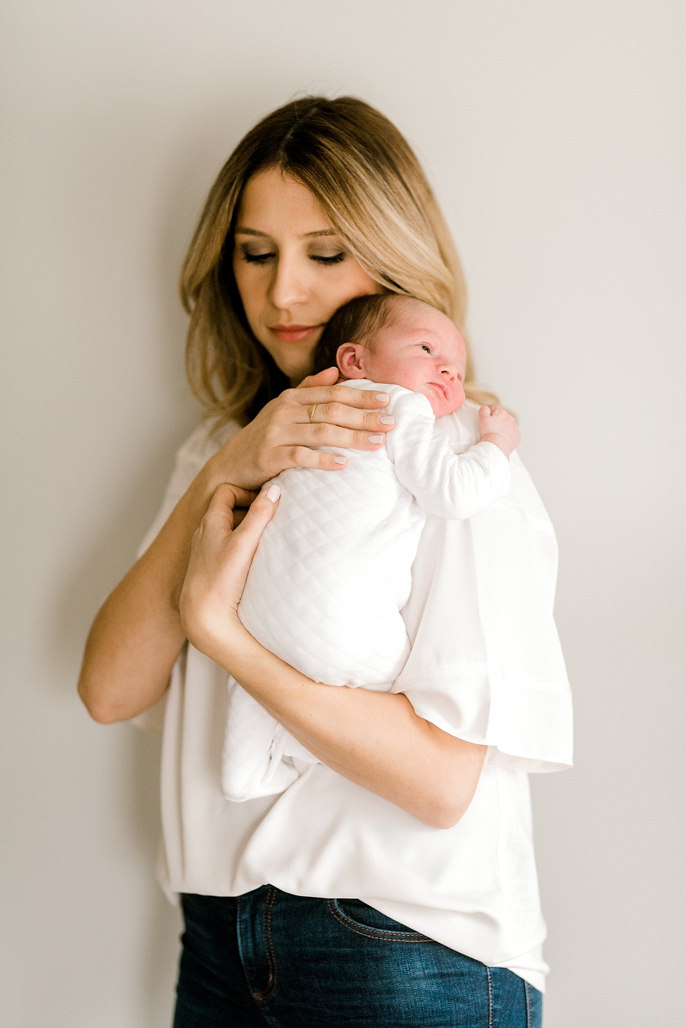 In Home Lifestyle Newborn Session by Boston Photographer Annmarie Swift