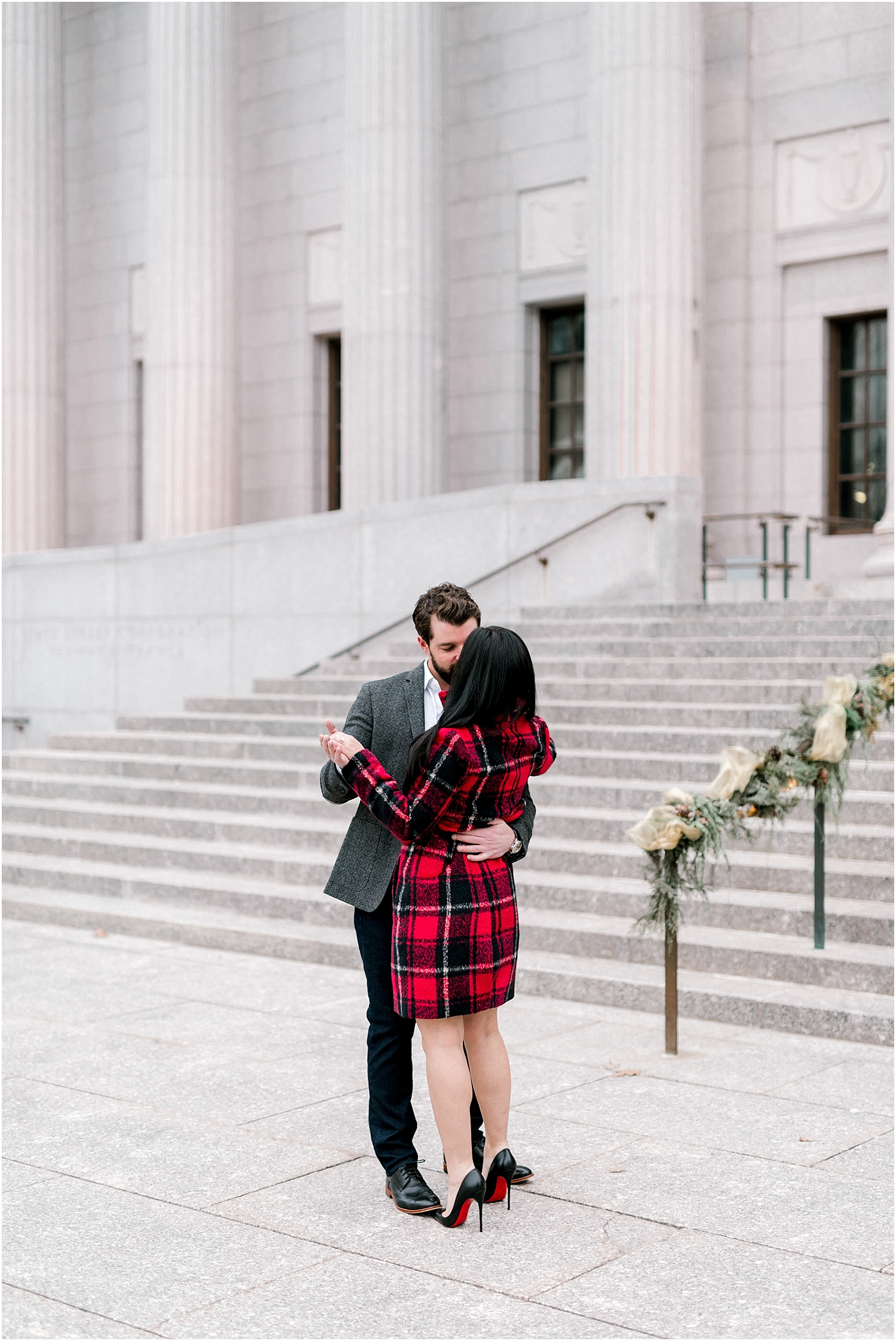 Chic Winter Engagement Session at the North End & Museum of Fine Arts by Boston Wedding Photographer Annmarie Swift