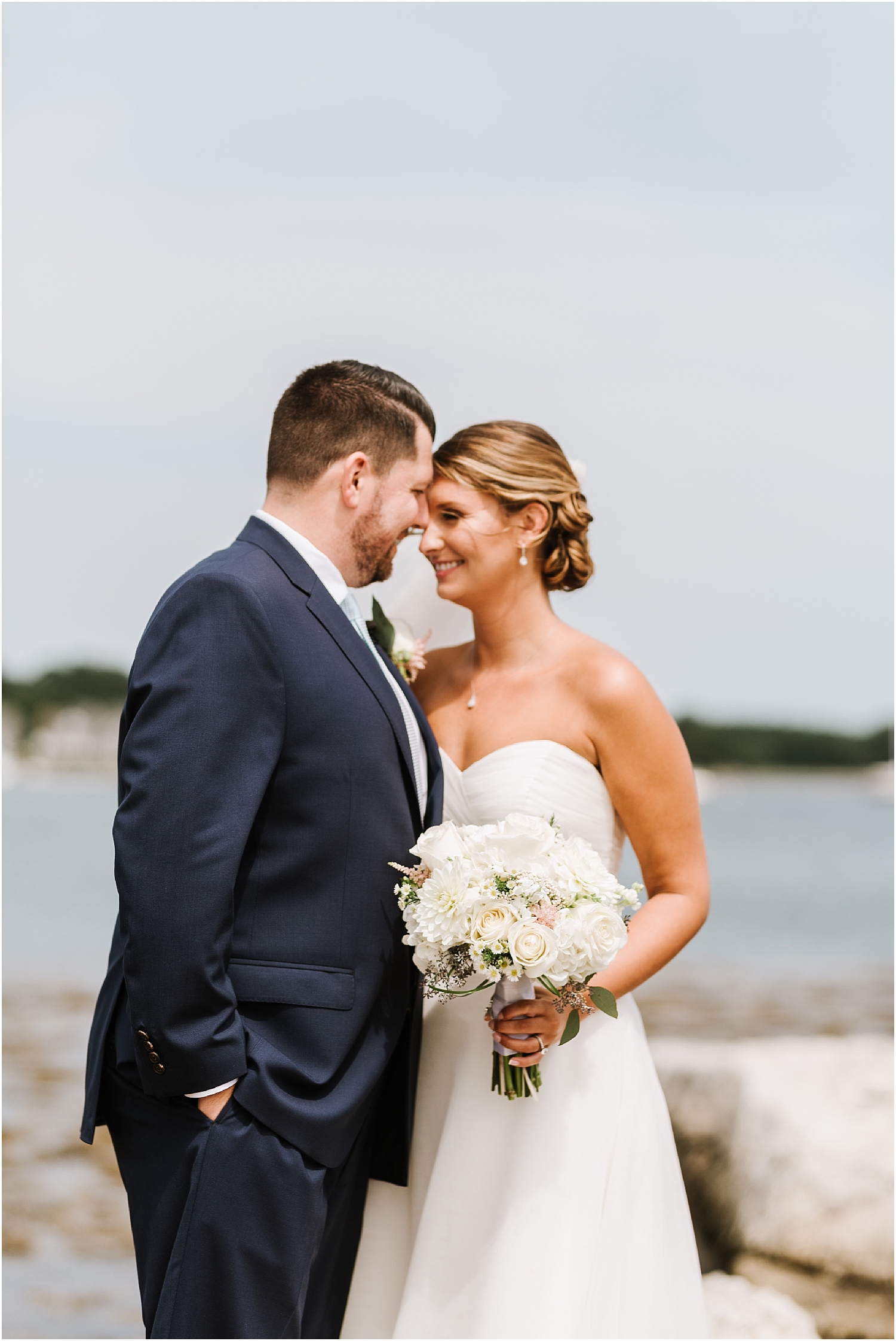 Joyful Summer Coastal Wedding at the Wentworth by the Sea Country Club in Rye, NH by Boston Wedding Photographer Annmarie Swift