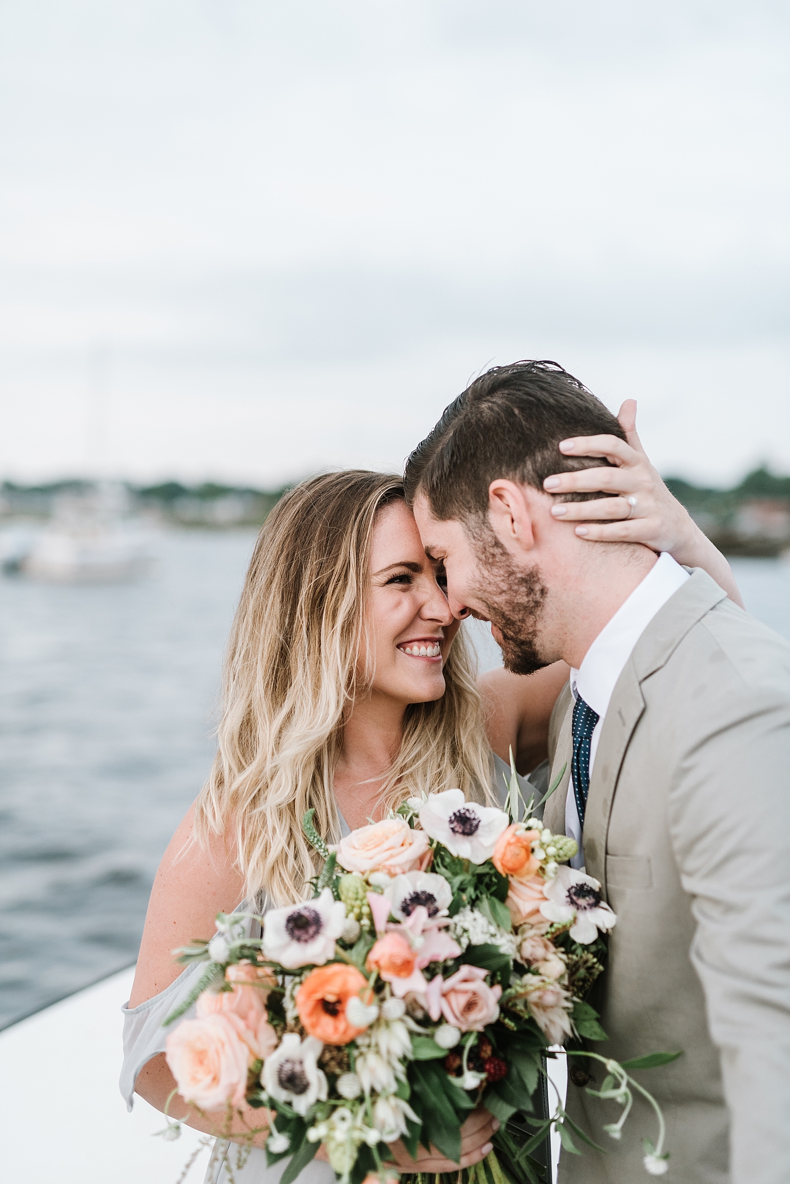 Surprise Proposal on Newburyport Harbor by Boston Wedding Photographer Annmarie Swift
