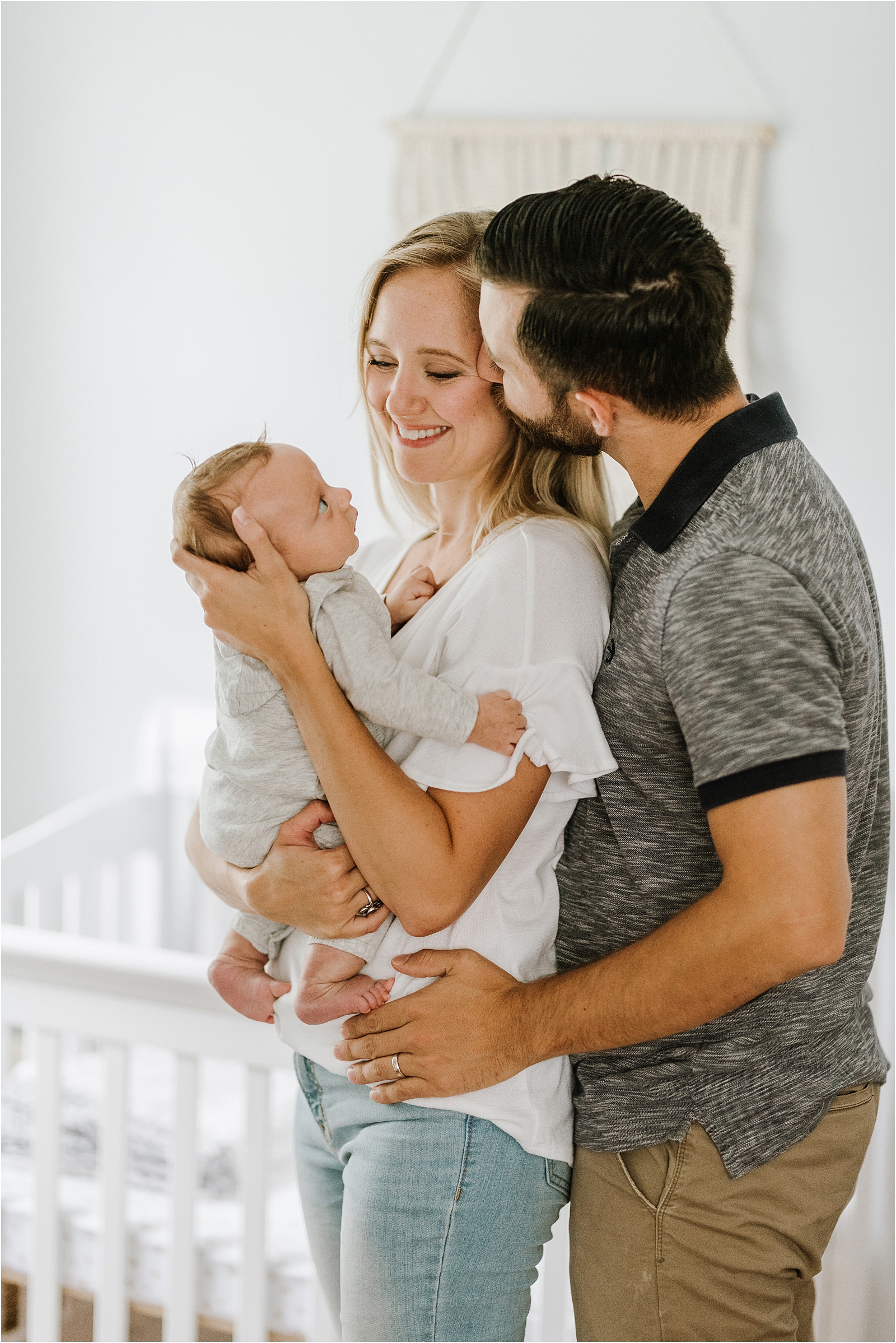 Simple & Beautiful In Home Newborn Session by Boston Motherhood Photographer Annmarie Swift