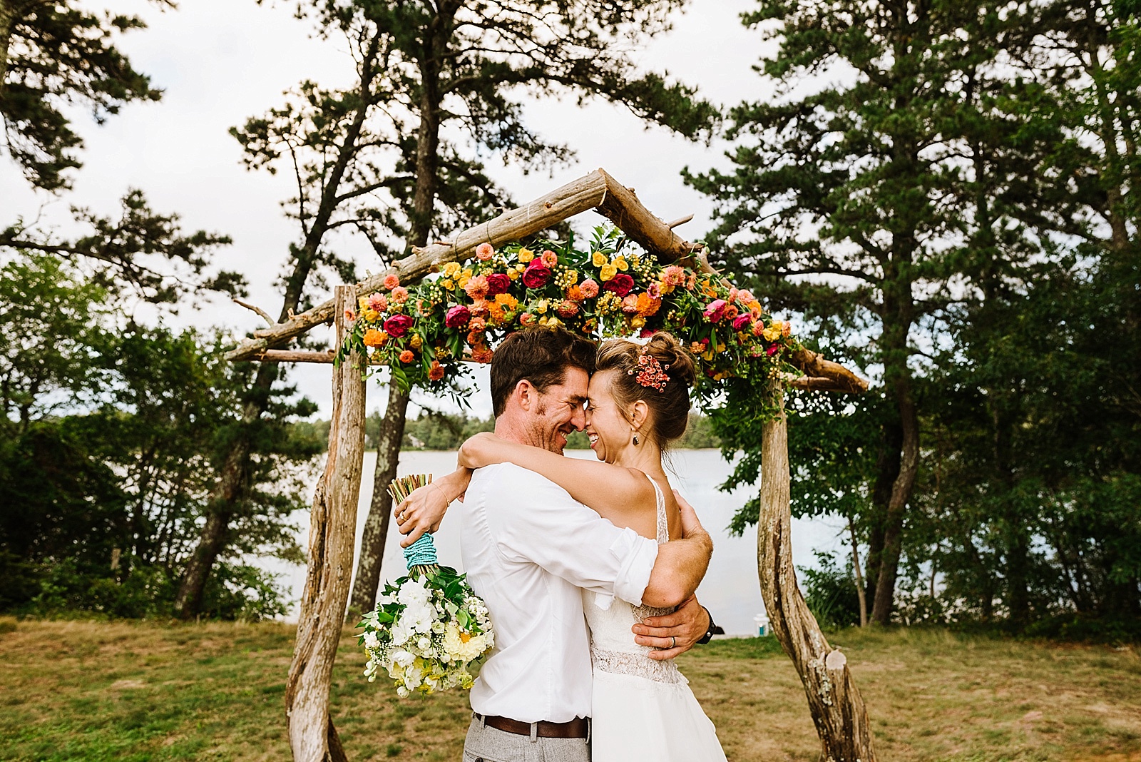 Southwestern Inspired Wedding in Marston Mills, Cape Cod by Boston Wedding Photographer Annmarie Swift