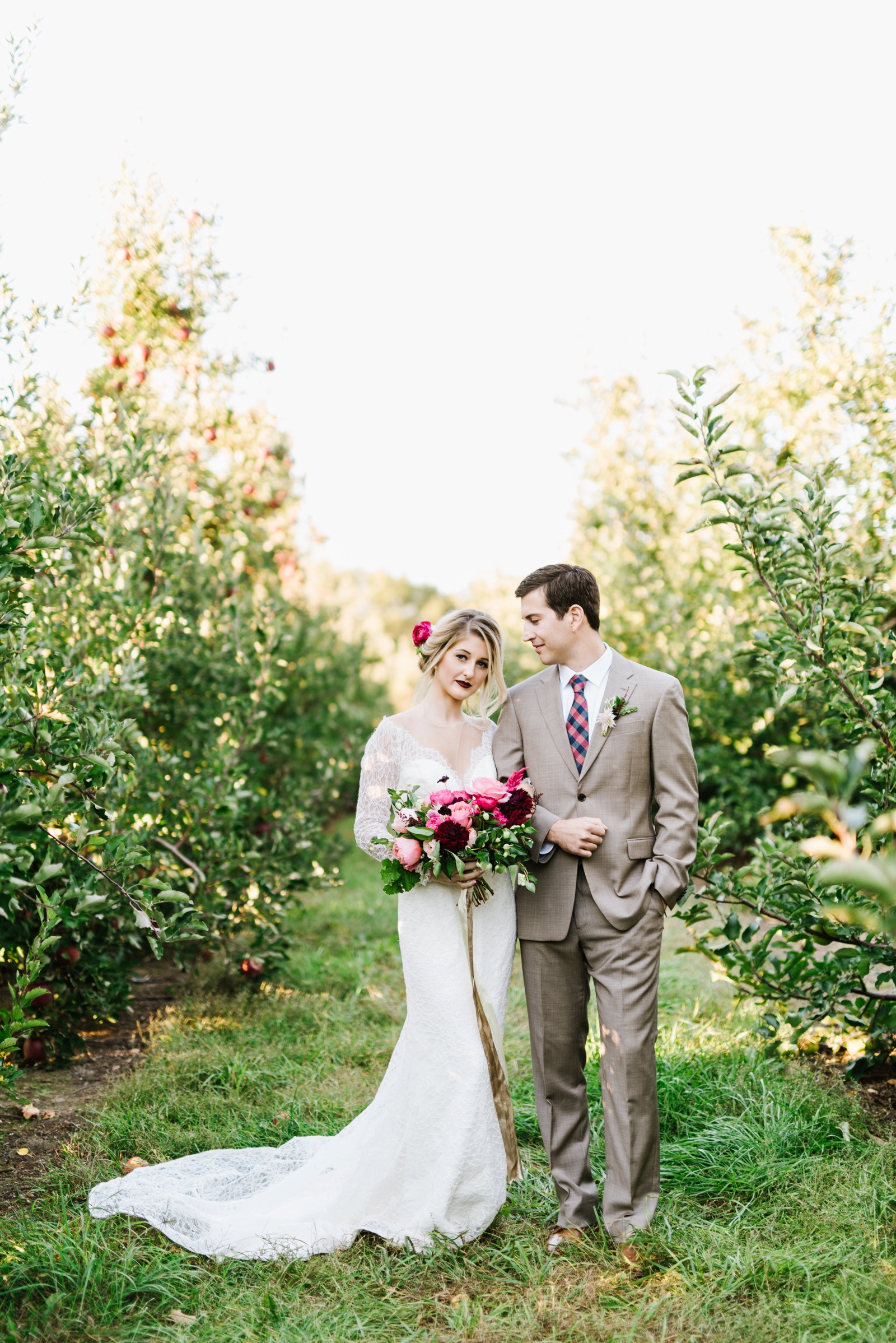 Autumn Orchard Romance Wedding Inspiration Shoot