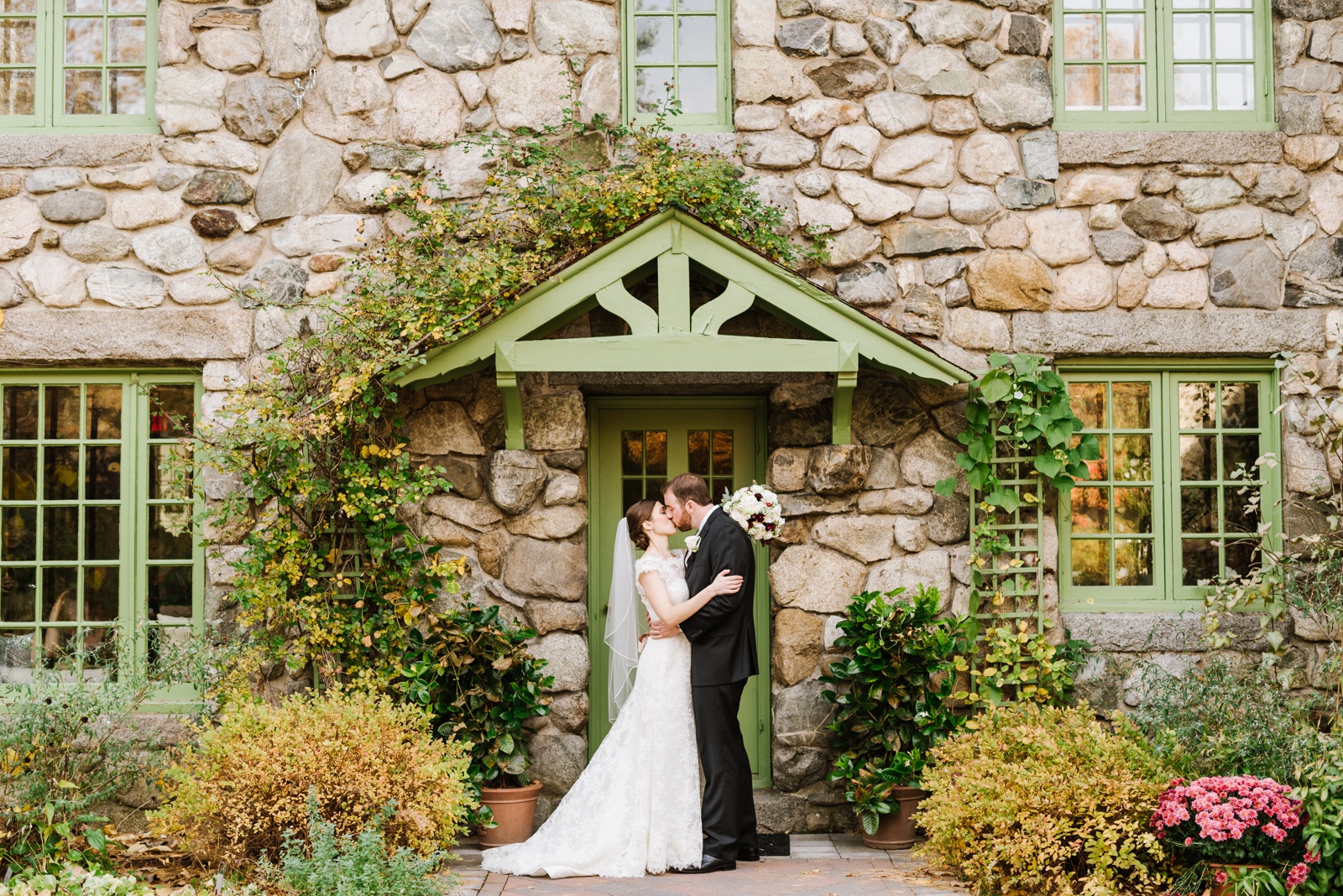 Classic Fall Wedding on Halloween at the Willowdale Estate in Bradley Palmer State Park, Topsfield by Boston Wedding Photographer Annmarie Swift