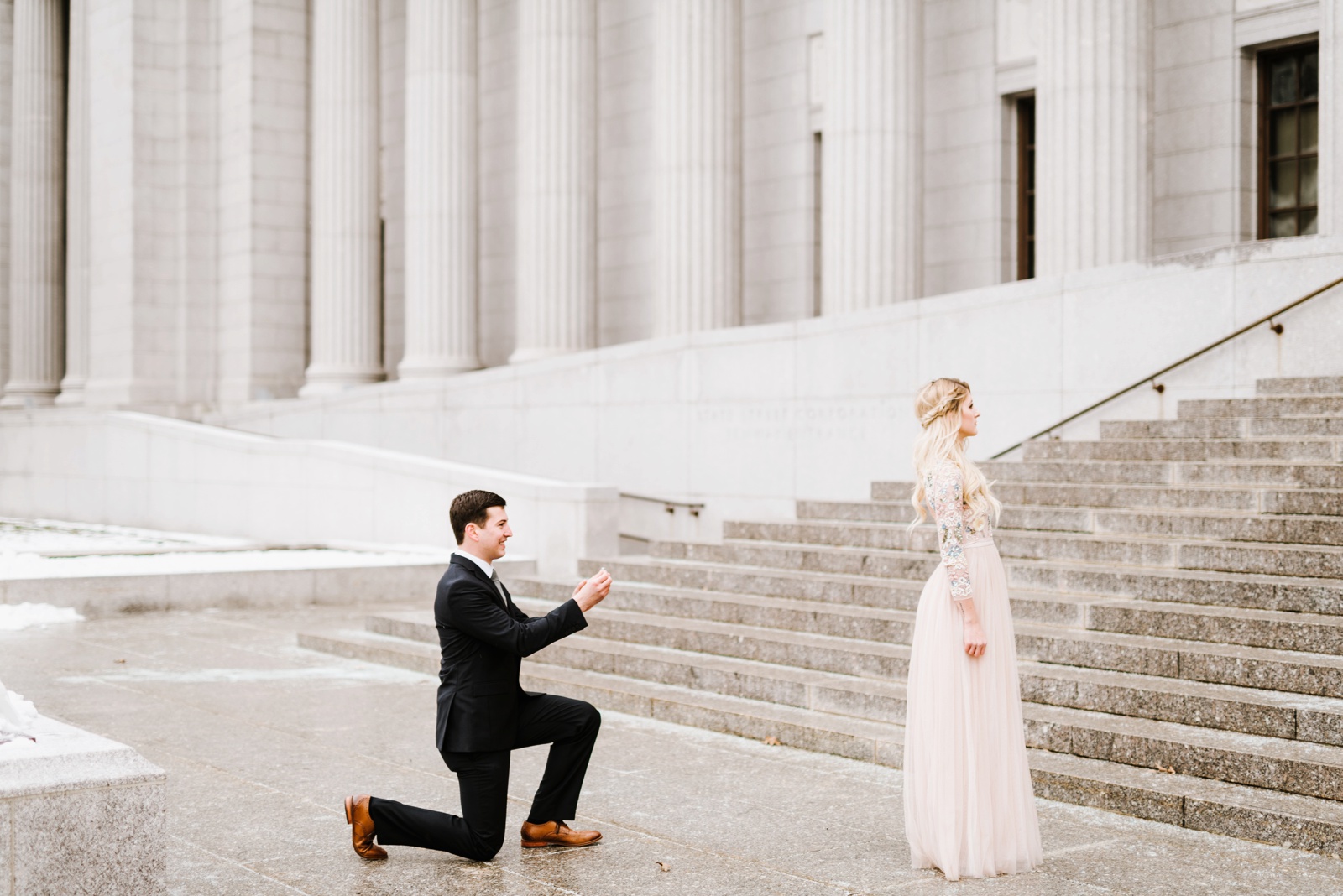 Surprise Museum of Arts Proposal by Boston Wedding Photographer Annmarie Swift | www.annmarieswift.com