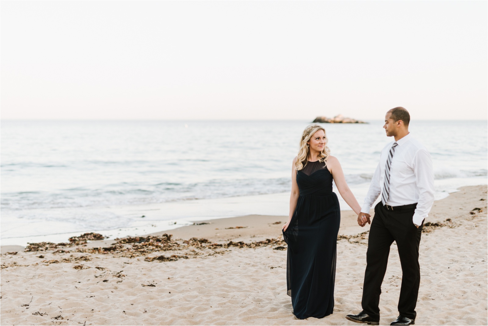 Formal & Romantic Engagement Session at Singing Beach in Manchester By the Sea, MA by Boston Wedding Photographer Annmarie Swift