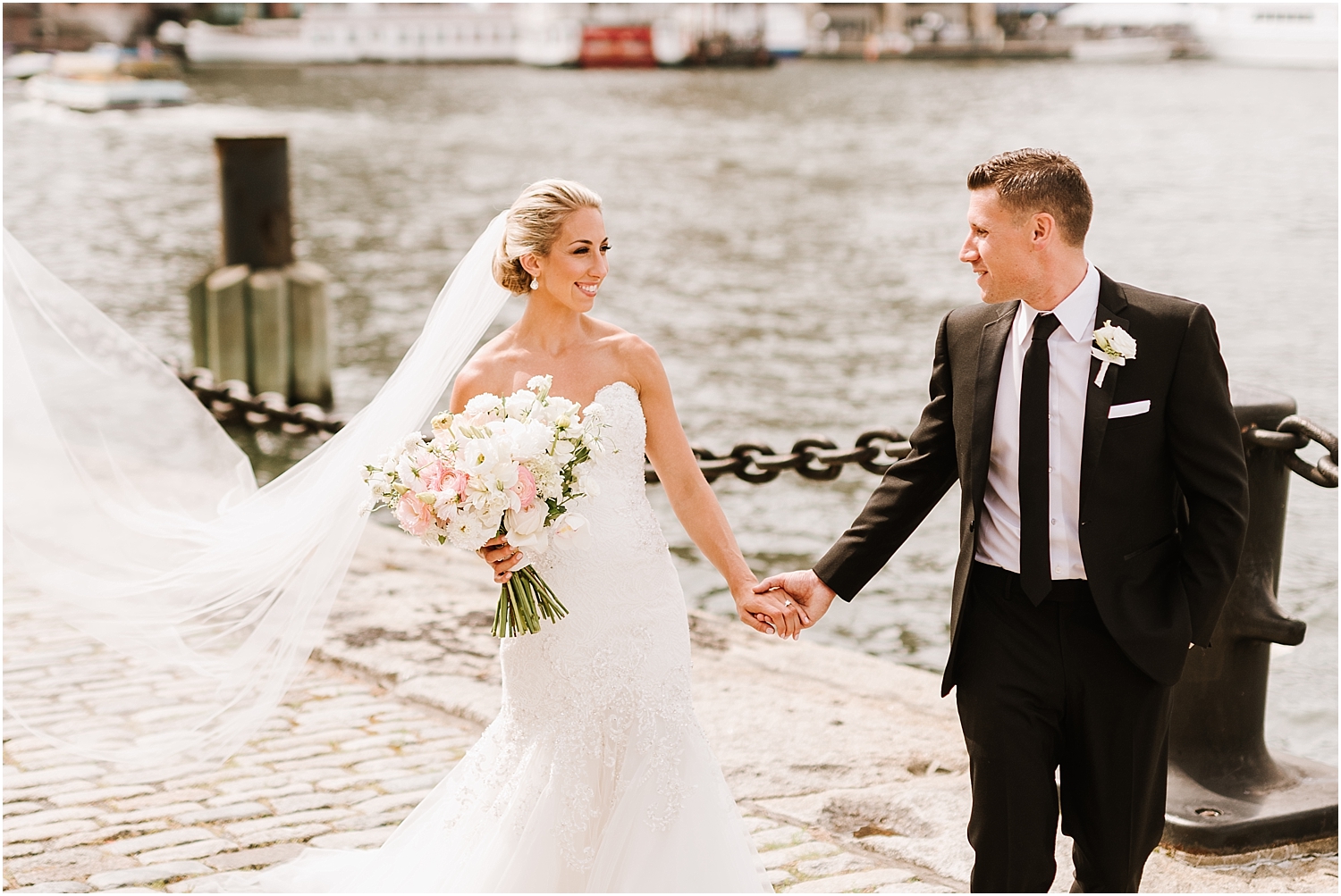 Classic Summer Wedding at the Seaport Hotel by Boston Wedding Photographer Annmarie Swift