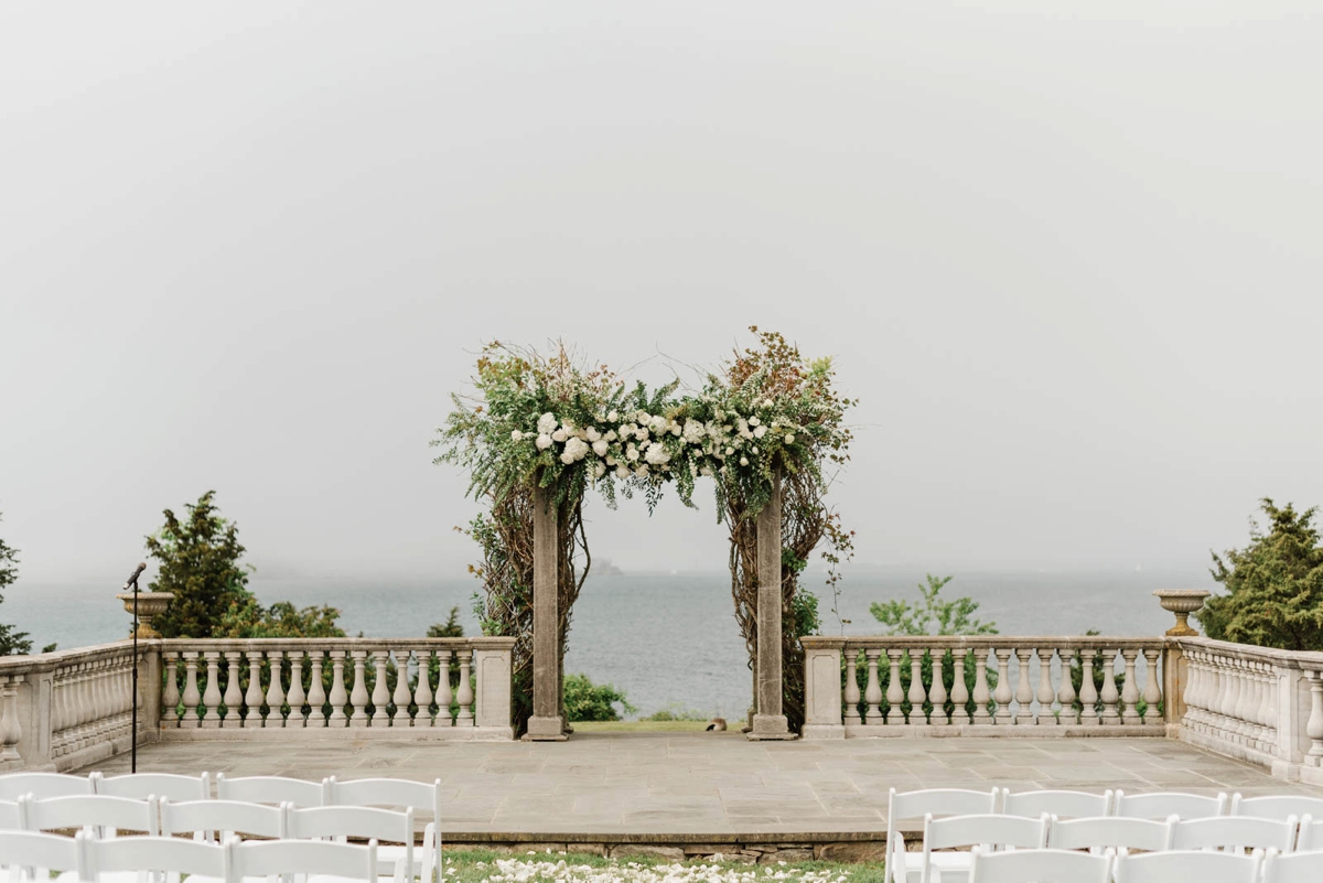Overcast Summer Wedding at Castle Hill Inn in Newport, Rhode Island by Boston Wedding Photographer Annmarie Swift