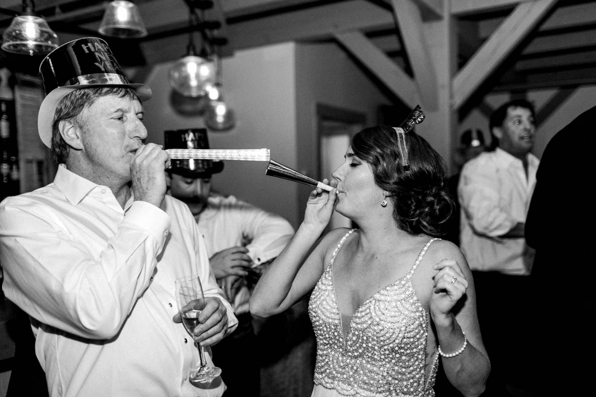 New Years Eve Celebration at Briar Barn Inn Wedding in Rowley, Massachusetts shot by Boston Wedding Photographer Annmarie Swift