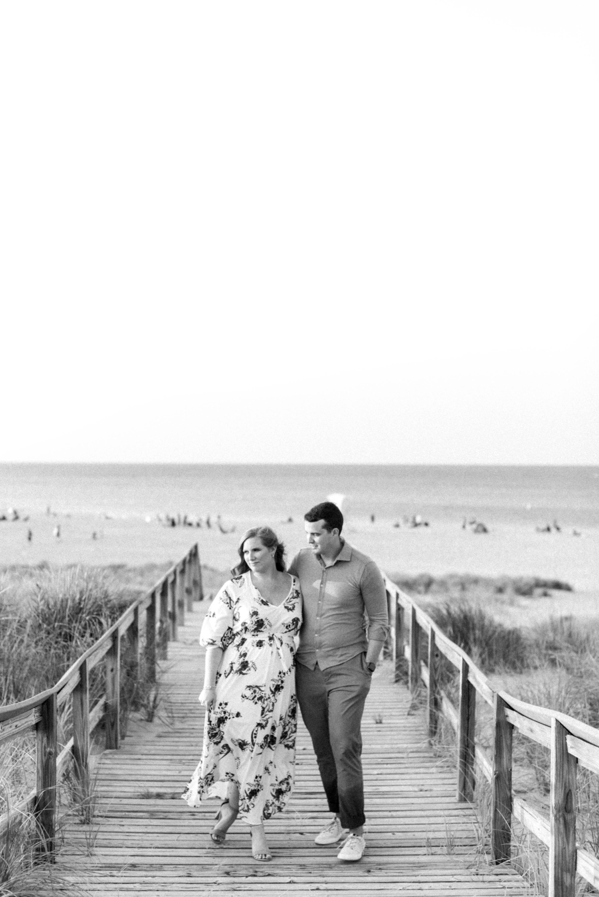 Crane Beach Engagement Session shot by Boston Wedding Photographer Annmarie Swift