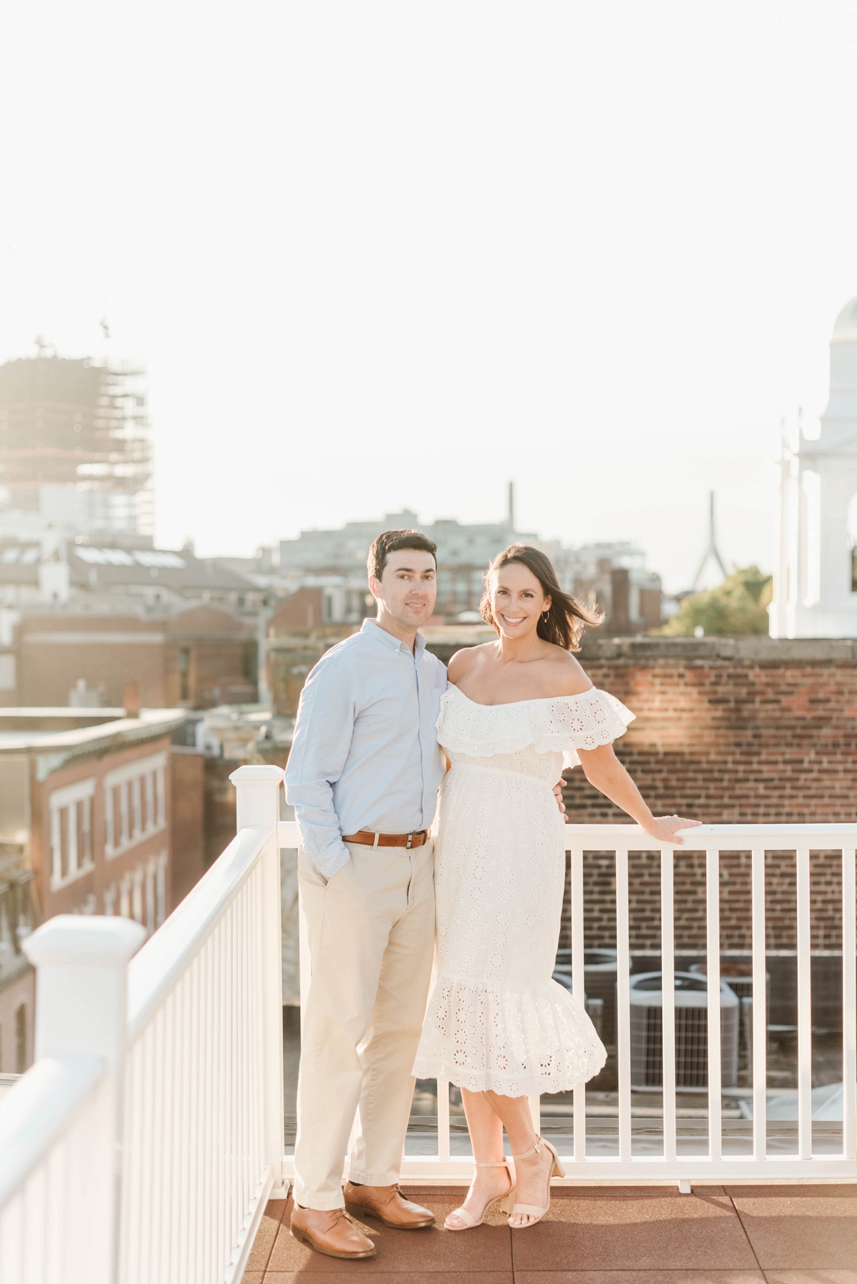 North End & Christopher Columbus Park Engagement Session shot by Boston Wedding Photographer Annmarie Swift