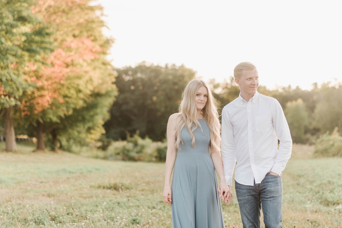Sunny Summer Engagement Session at Smolak Farms in North Andover, Massachusetts by Boston Wedding Photographer Annmarie Swift