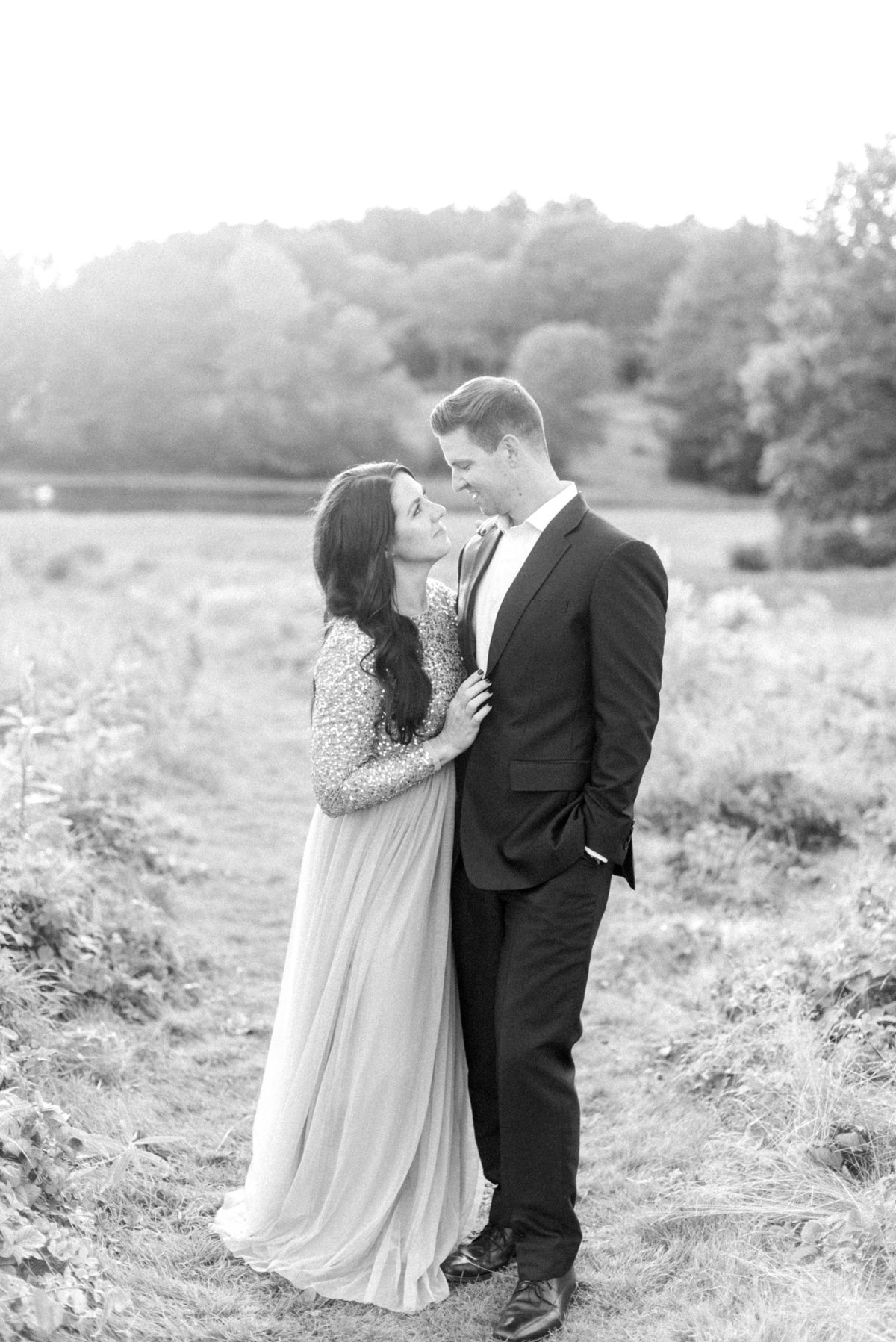 Romantic & Formal Wagon Hill Farm Anniversary Session in Durham, New Hampshire by Boston Wedding Photographer Annmarie Swift