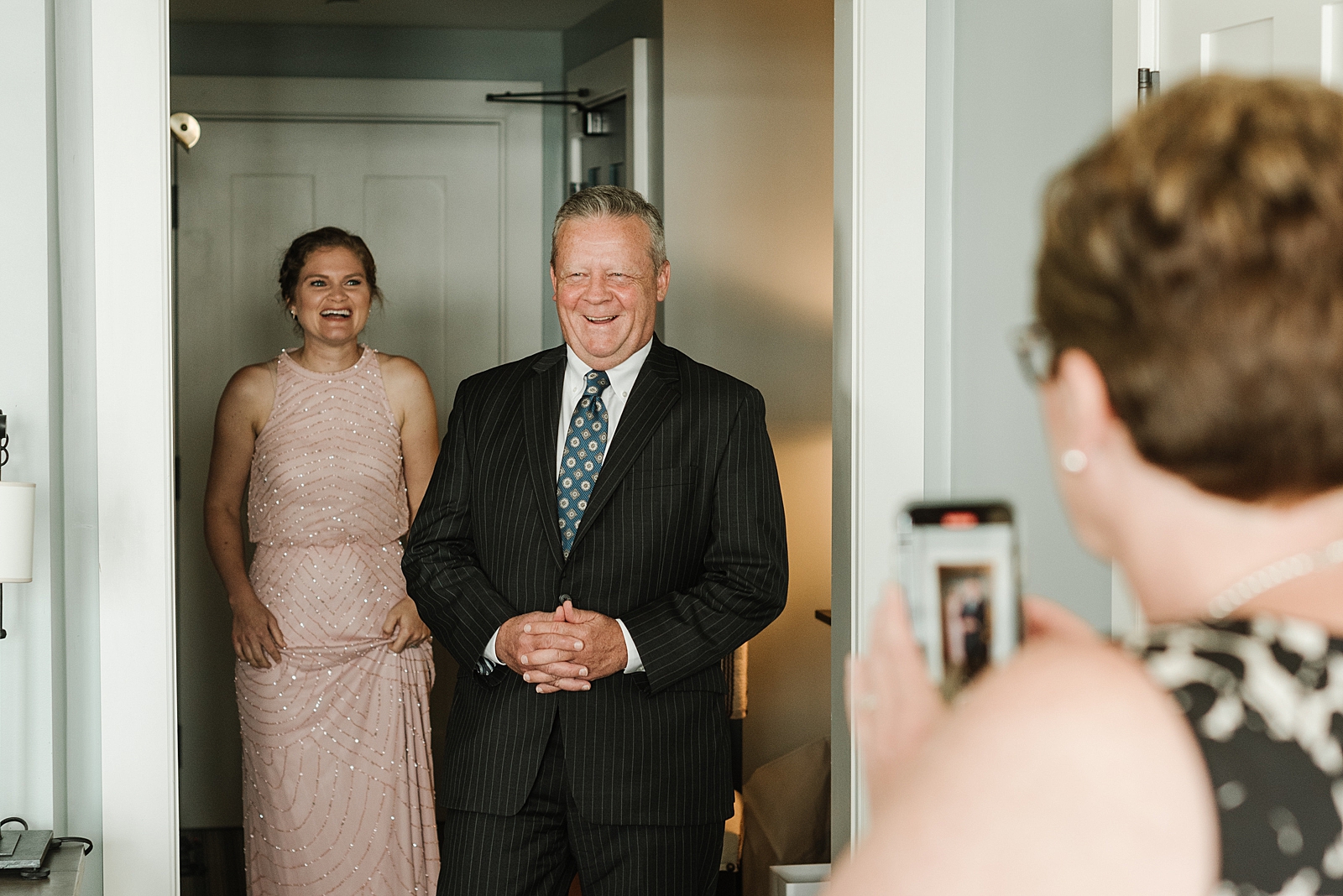 Getting Ready at Beauport Hotel in Glocuester, MA before Micro Wedding by Boston Wedding Photographer Annmarie Swift