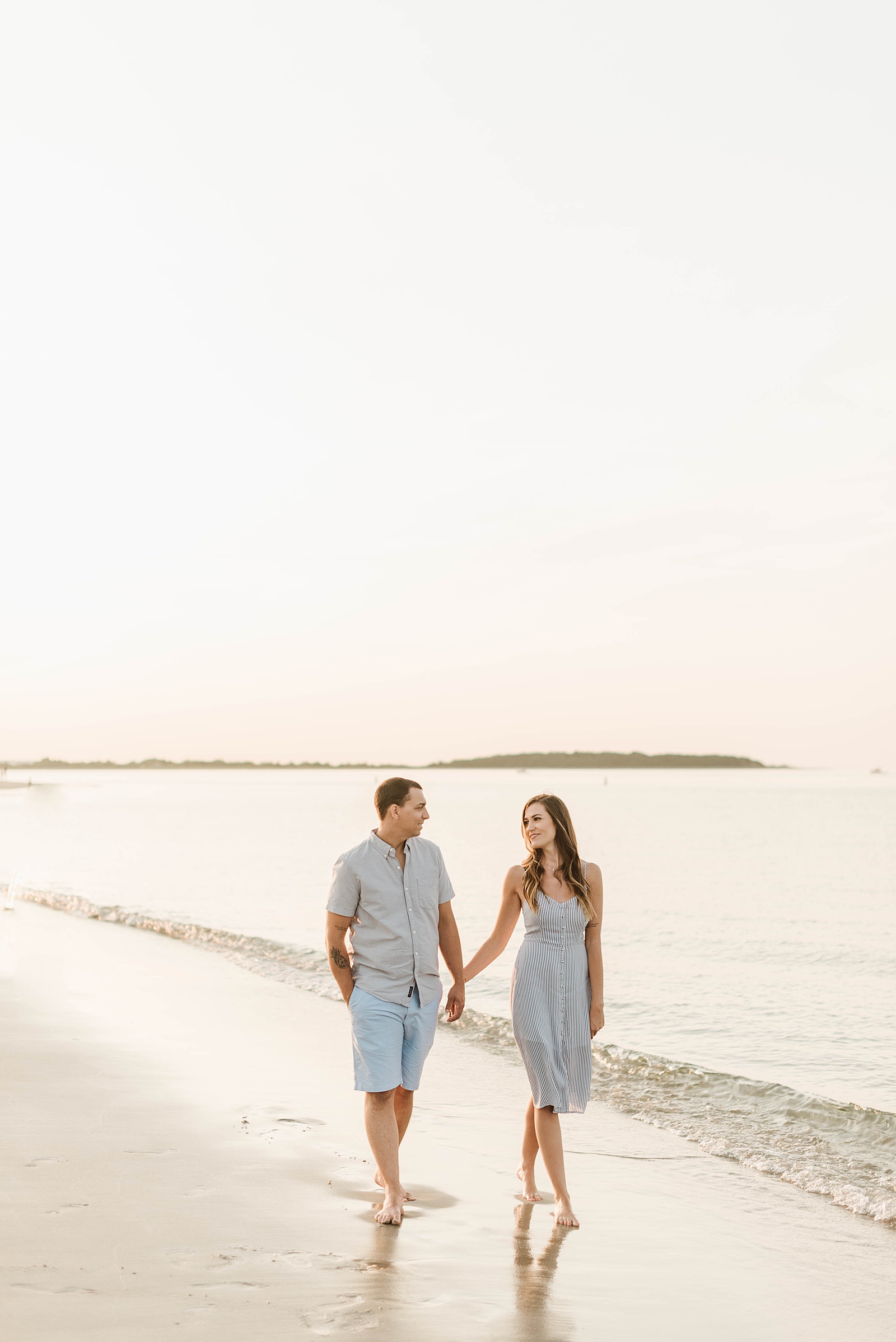 Summer Crane Beach Engagement Session by Boston Wedding Photographer Annmarie Swift